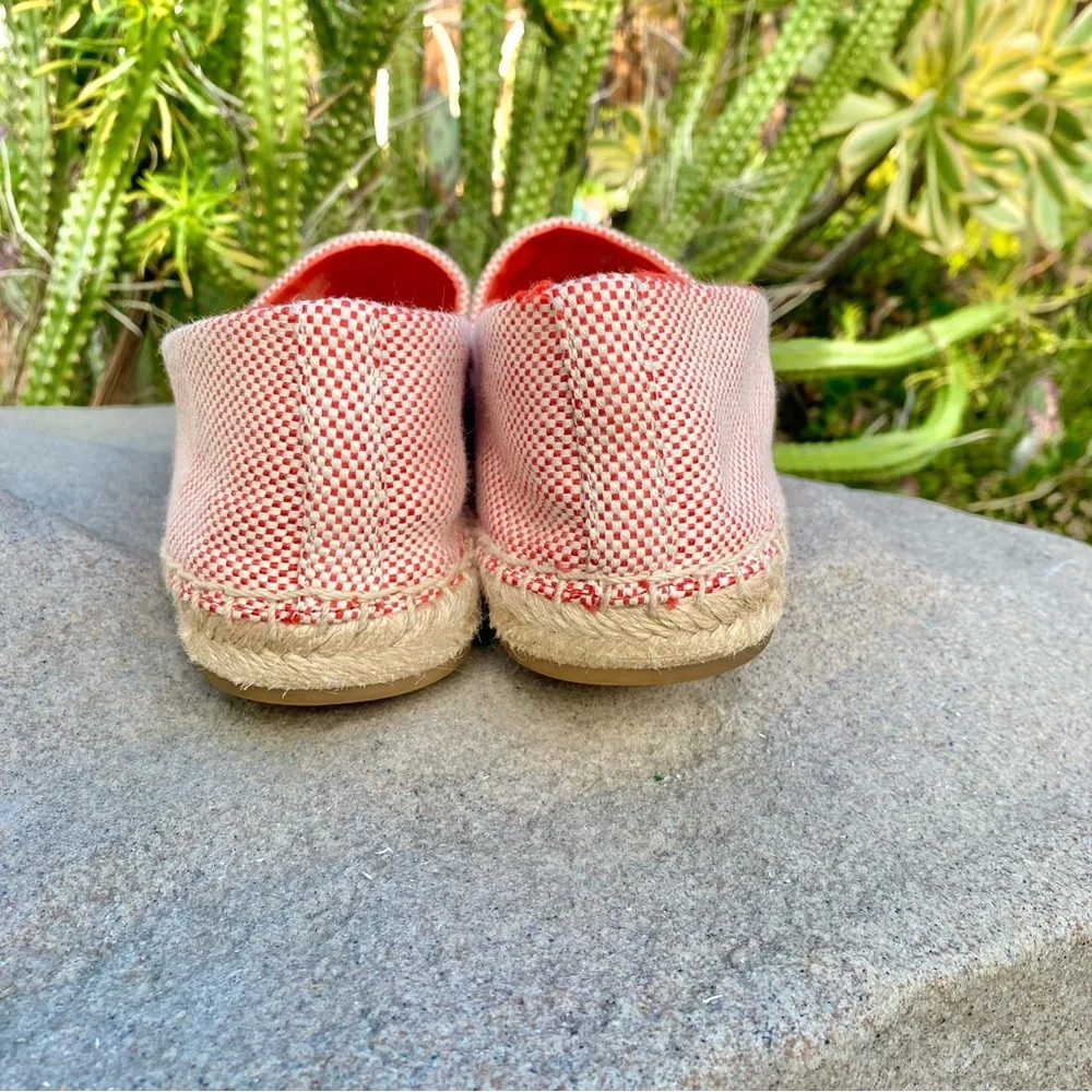 Tory Burch Red Espadrille Slip-Ons NWOB